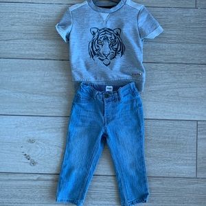 Hudson Tiger Matching Set (18 months)